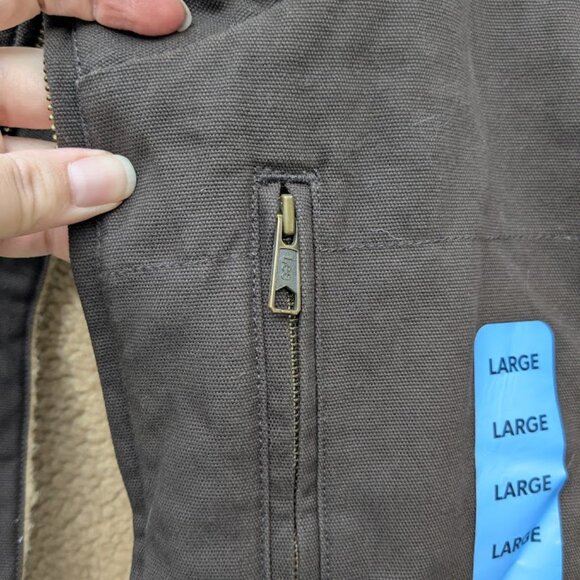NWT! Lee Workwear Men's Sherpa Lined Workwear Vest - Picture 5 of 16